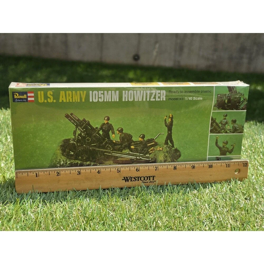 Revell U.S. Army 105mm Howitzer 1/40 H-555 New Sealed